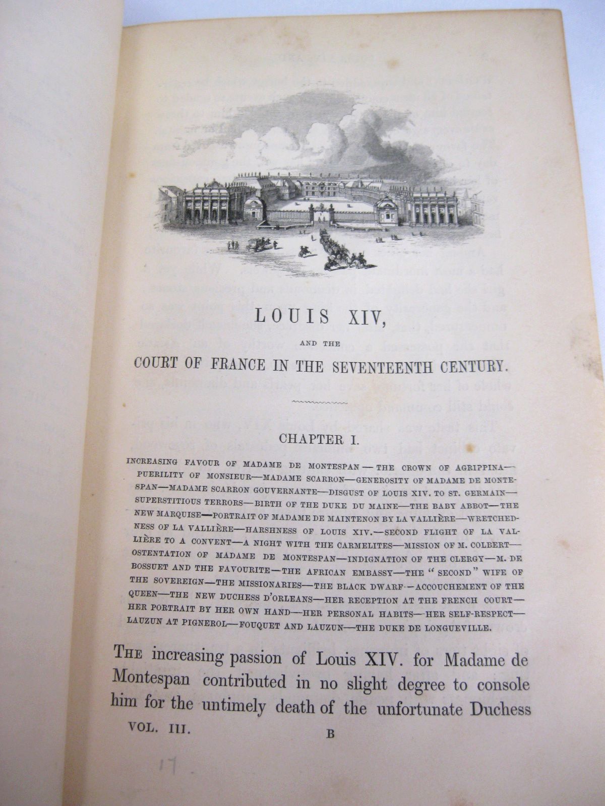 Louis XIV The Court of France in the 17th Century by Miss Pardoe