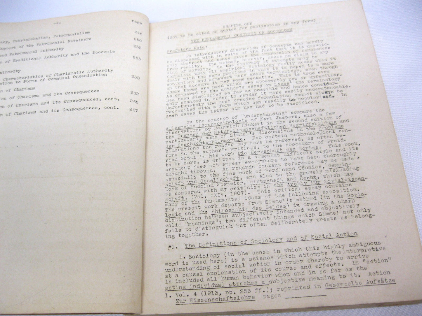 Theory of Social & Economic Organization by Max Weber translated by Talcott Parsons