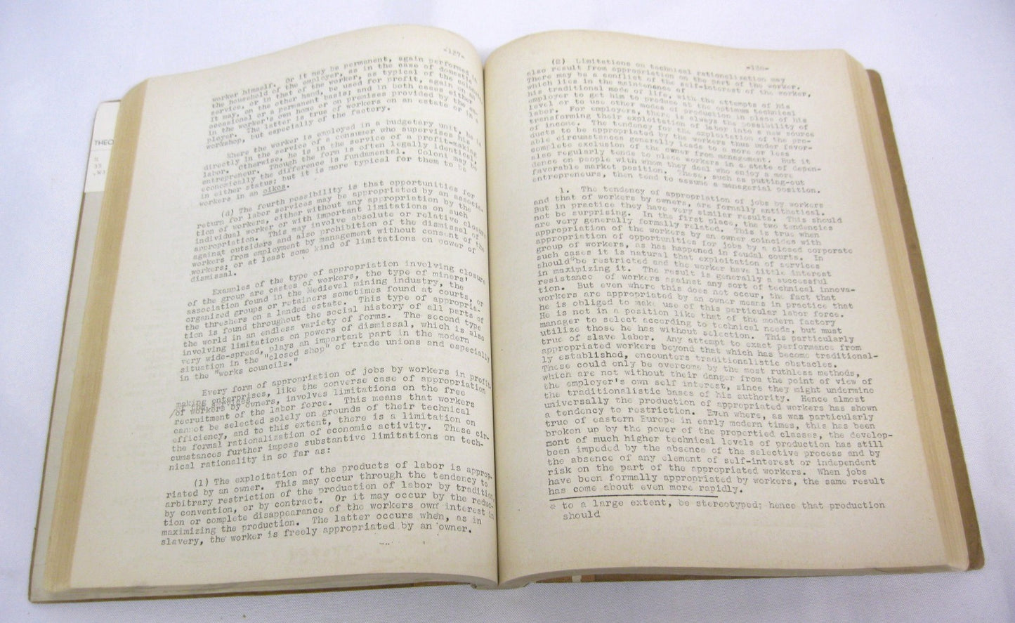 Theory of Social & Economic Organization by Max Weber translated by Talcott Parsons