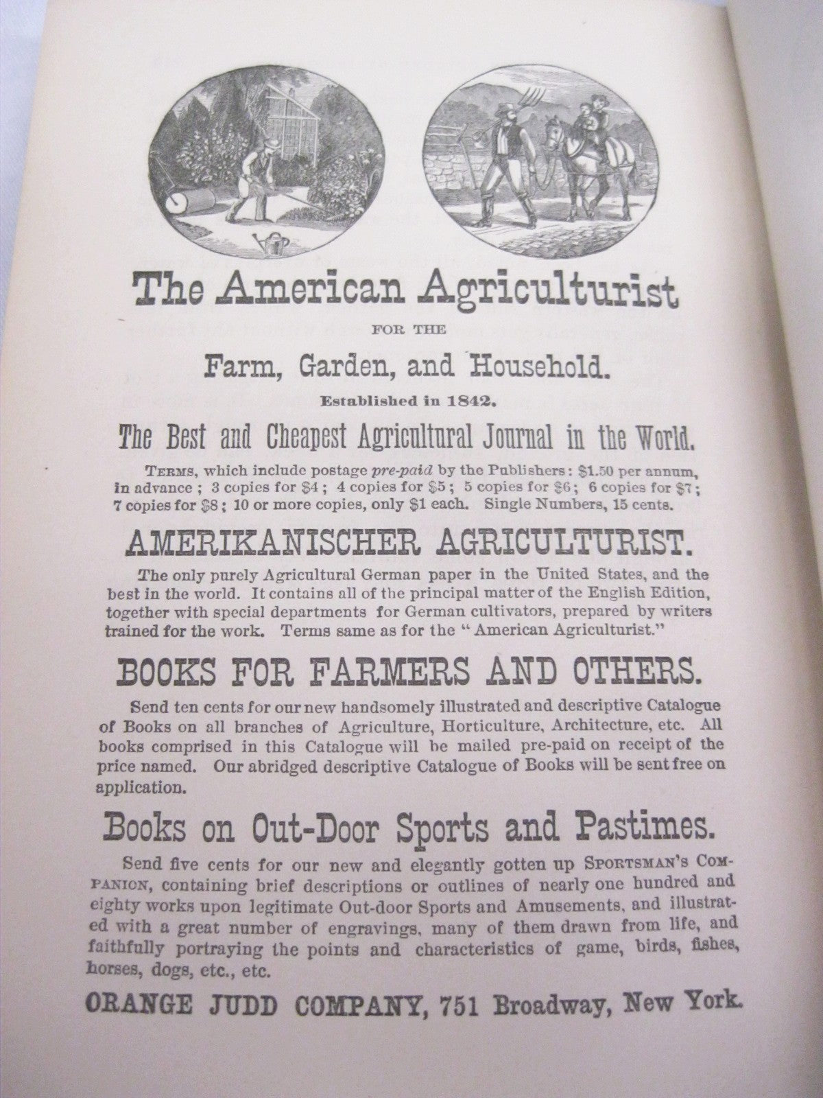 Colorado as an Agricultural State; its Farms, Fields, and Garden Lands by William E. Pabor