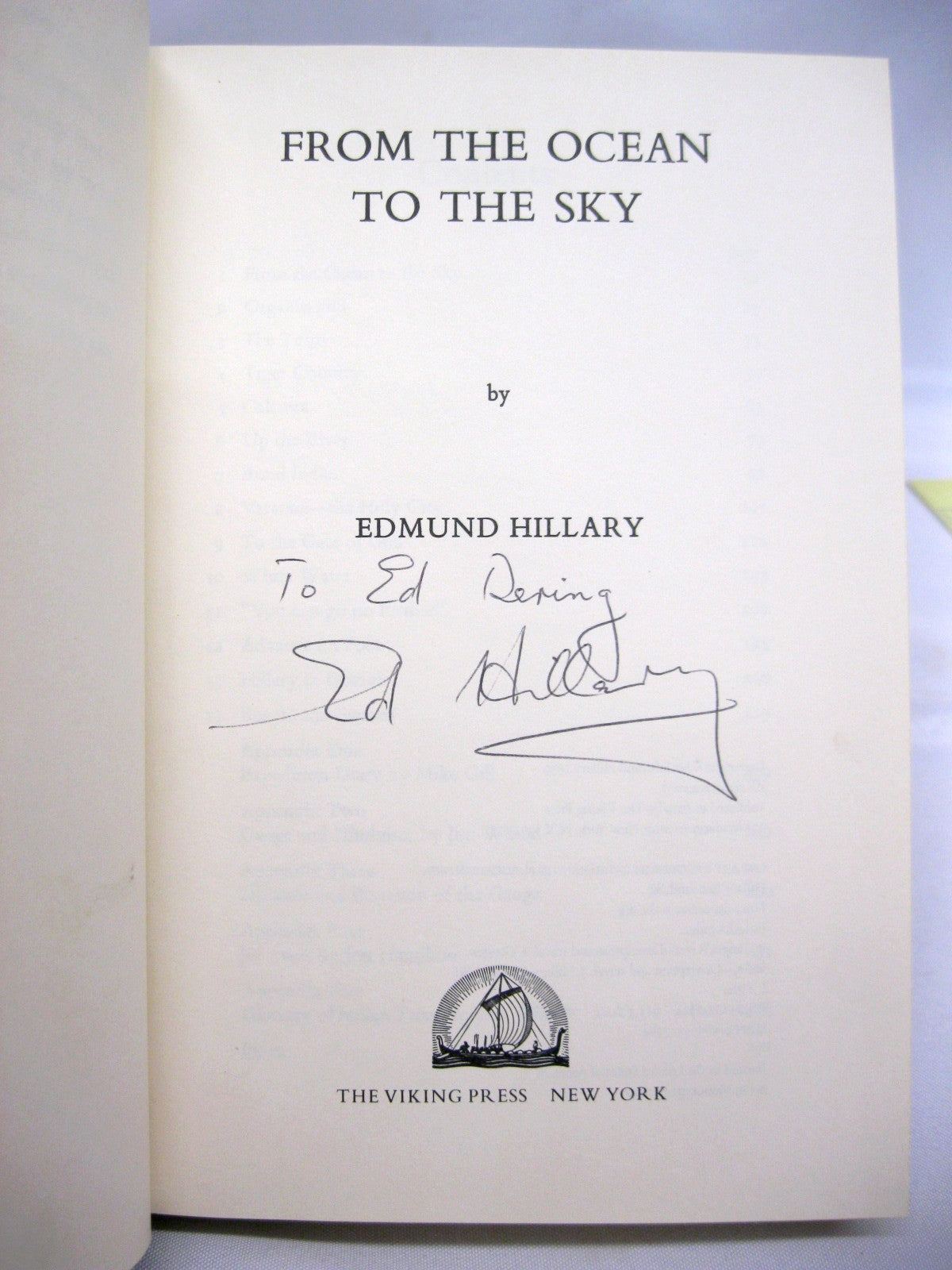 From The Ocean to the Sky: Jet Boating Up the Ganges by Edmund Hillary