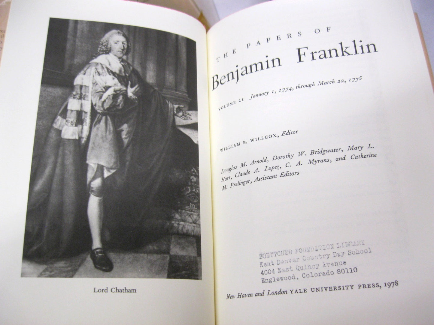 The Papers of Benjamin Franklin Volumes 1-21