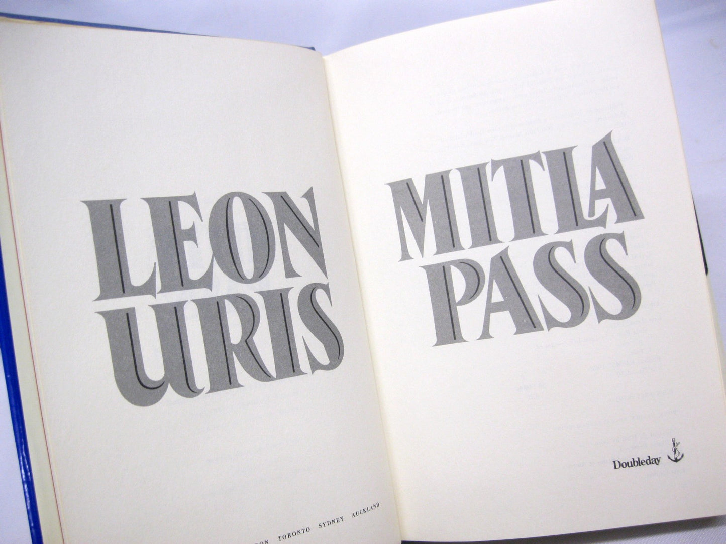 Mitla Pass by Leon Uris