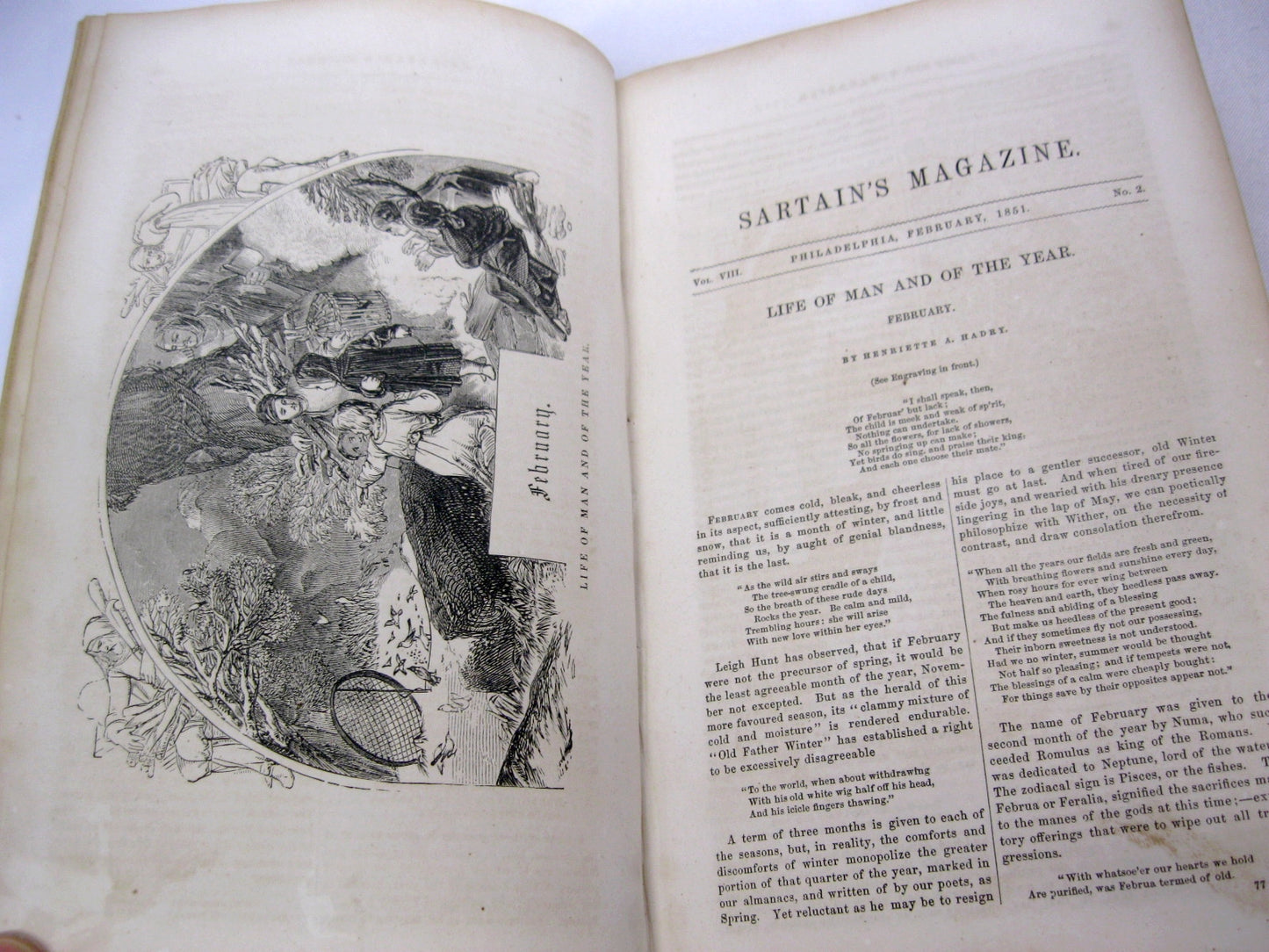Sartain's Union Magazine for 1851