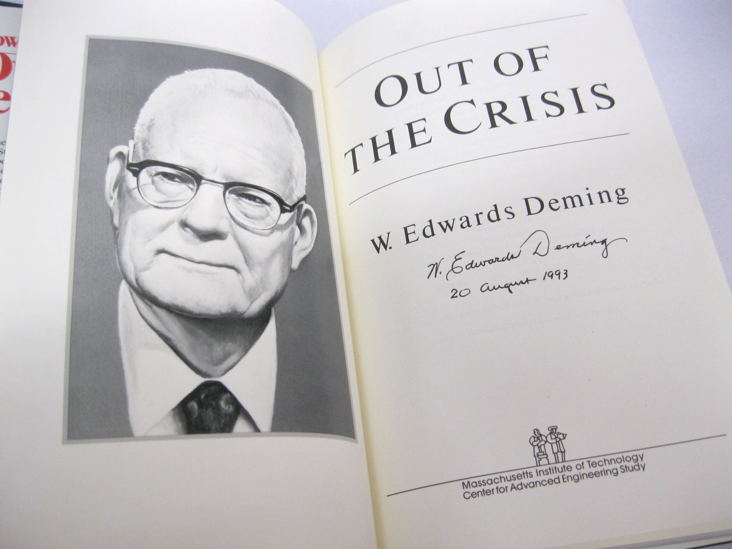 Out of the Crisis by W. Edwards Deming