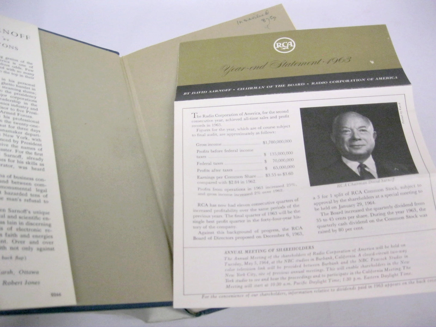 David Sarnoff, a biography by Eugene Lyons