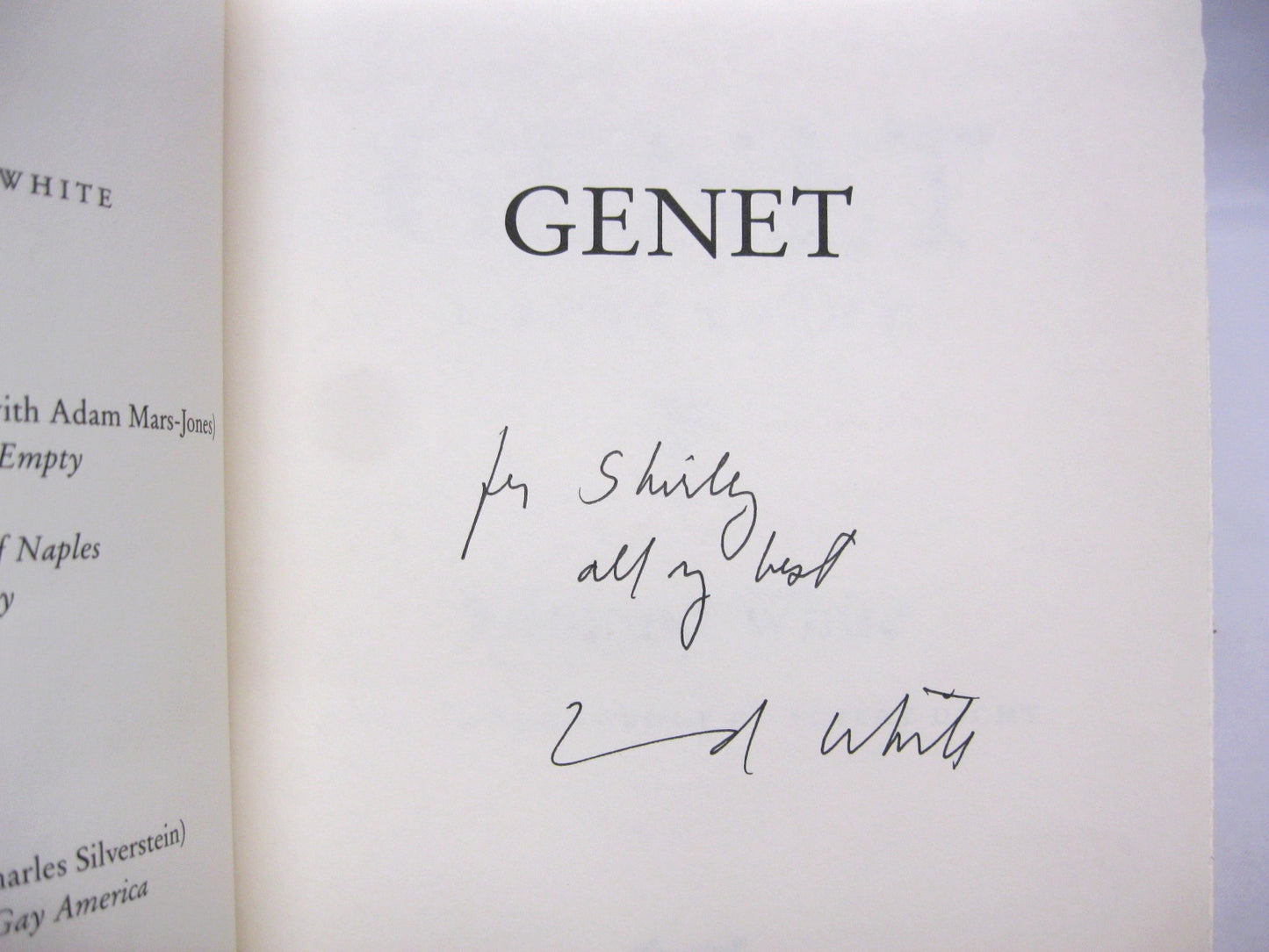 Genet, a Biography by Edmund White