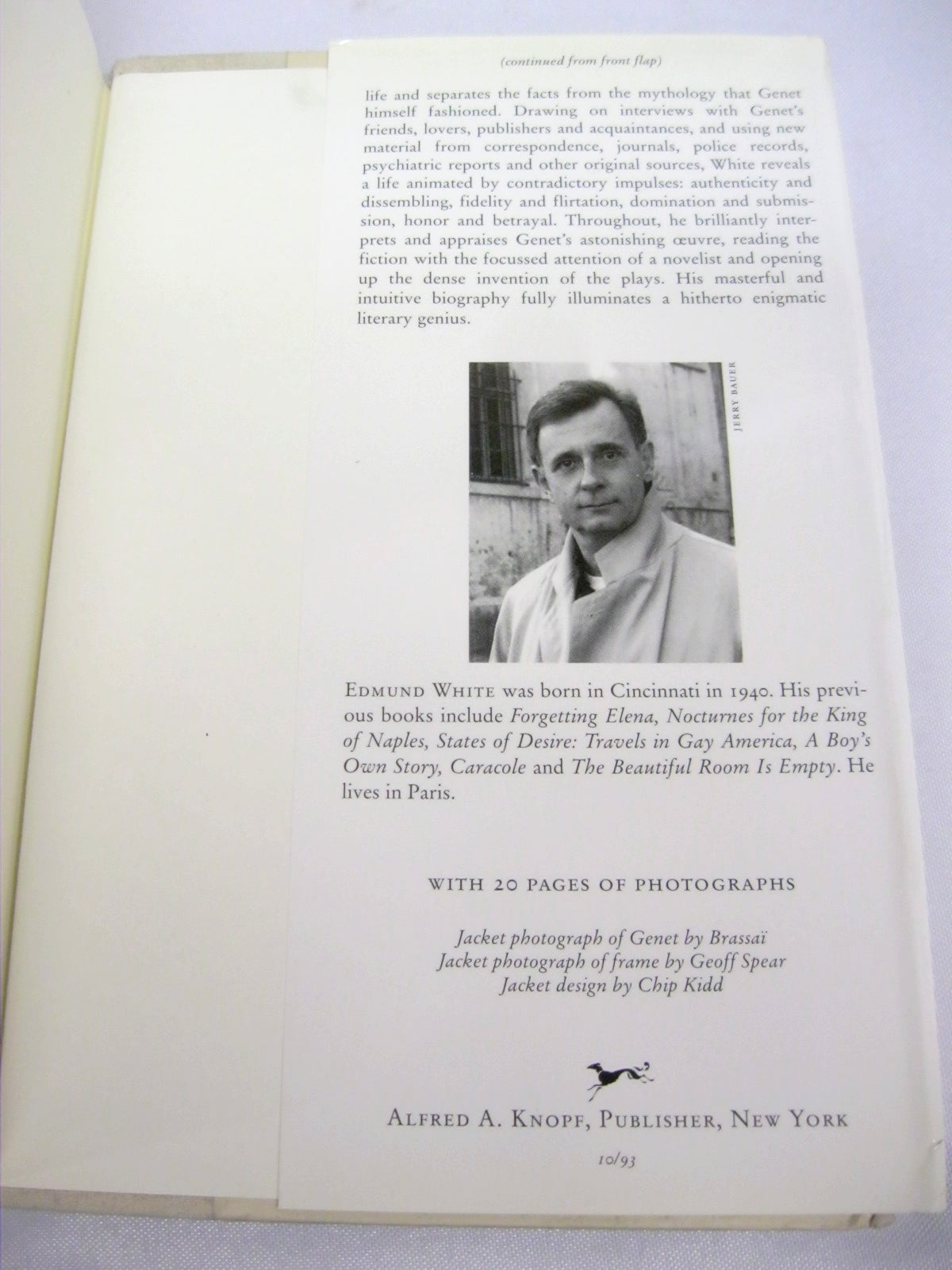 Genet, a Biography by Edmund White
