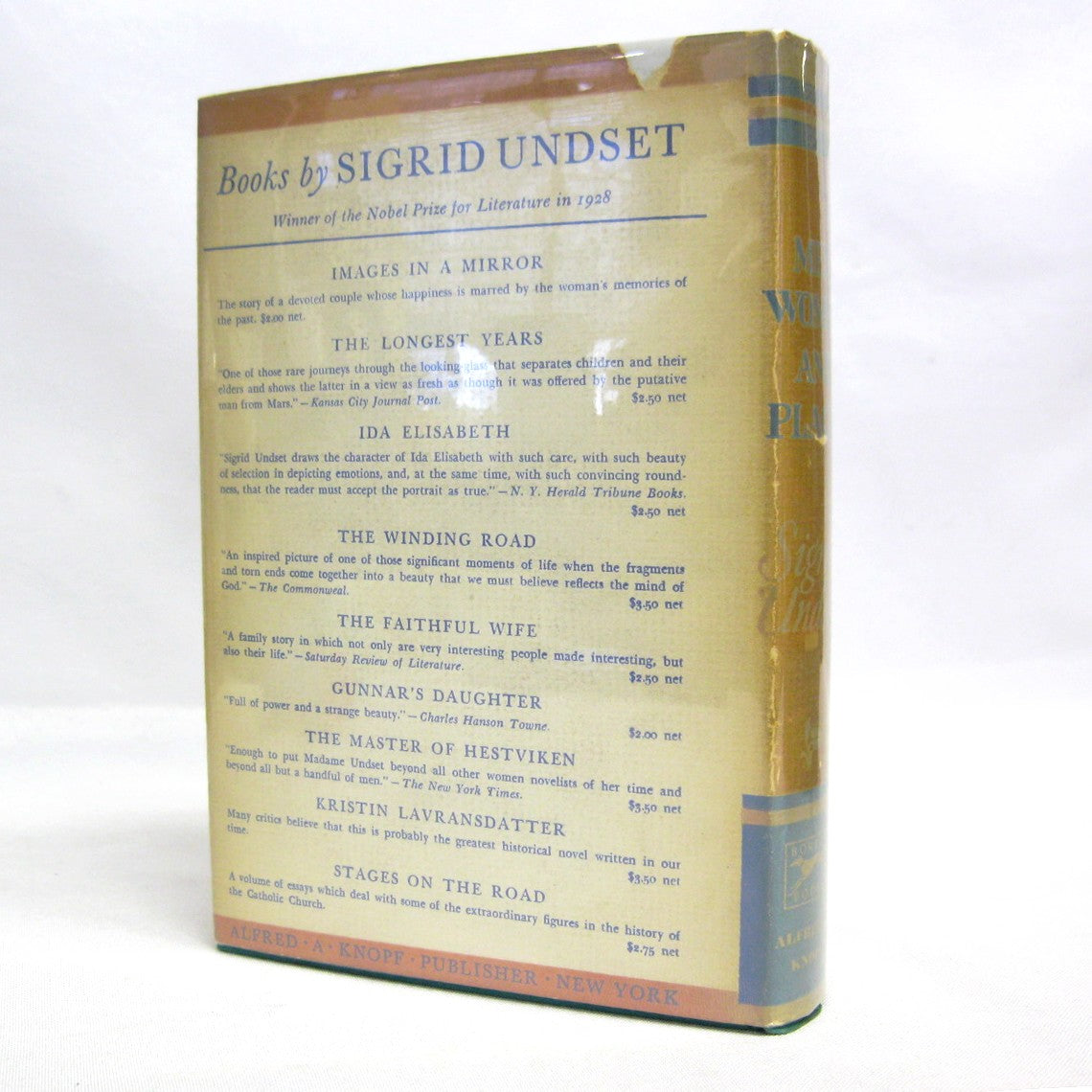 Men, Women and Places by Sigrid Undset