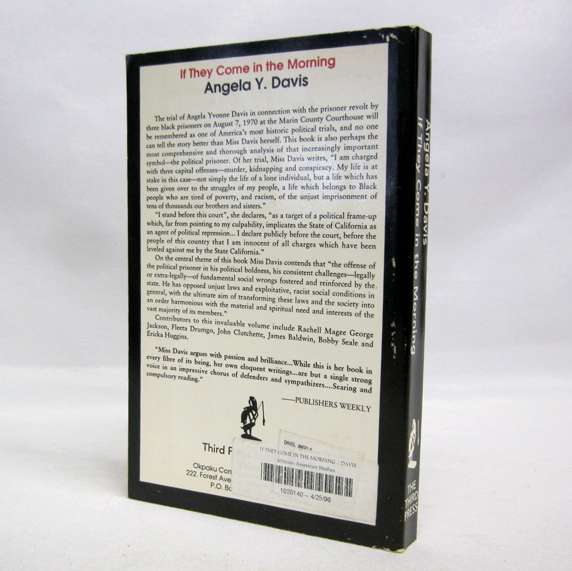 If They Come In The Morning by Angela Y. Davis