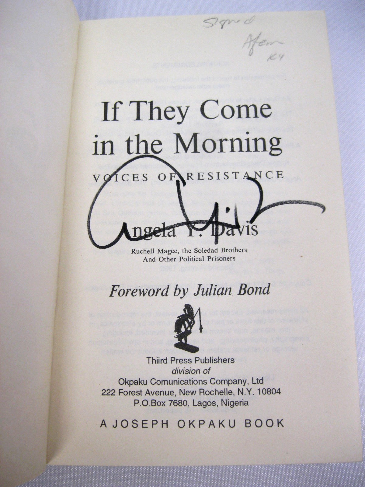 If They Come In The Morning by Angela Y. Davis