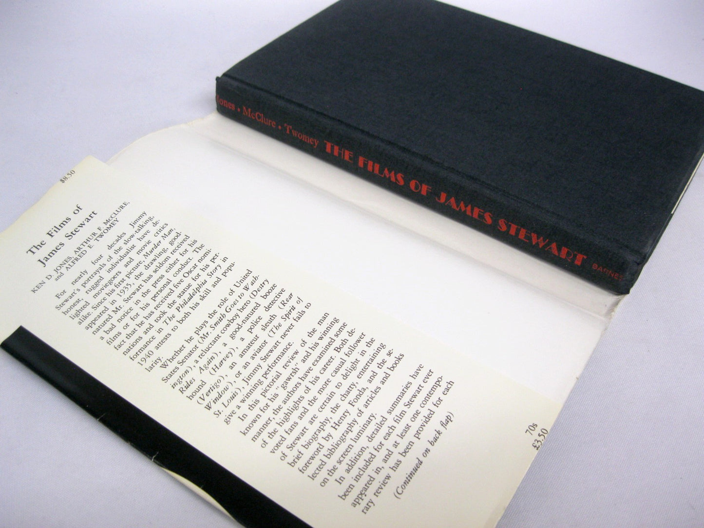 The Films of James Stewart by Ken D. Jones, Arthur F. McClure, and Alfred E. Twomey