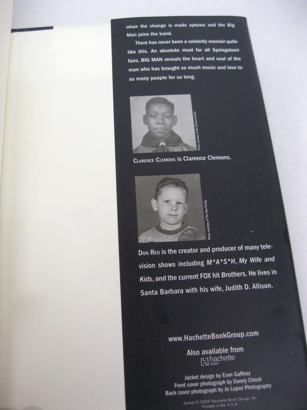 Big Man: Real Life & Tall Tales by Clarence Clemons and Don Reo