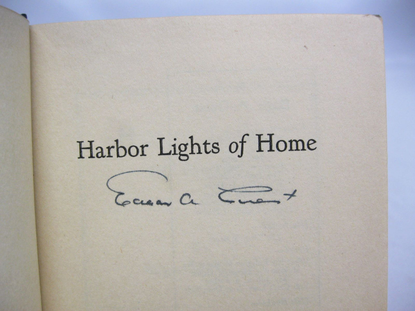 Harbor Lights of Home by Edgar A. Guest