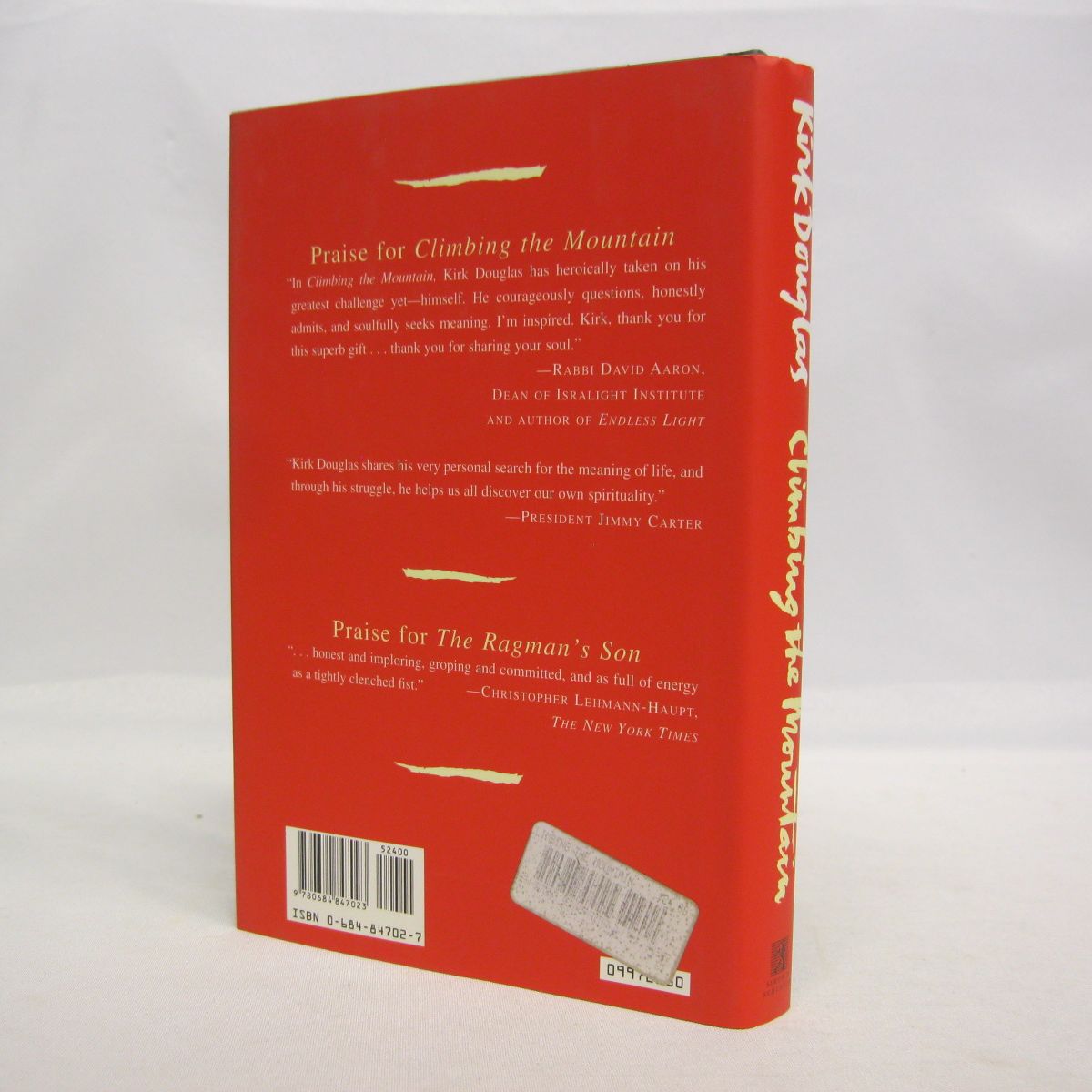 Climbing the Mountain: My Search for Meaning by Kirk Douglas