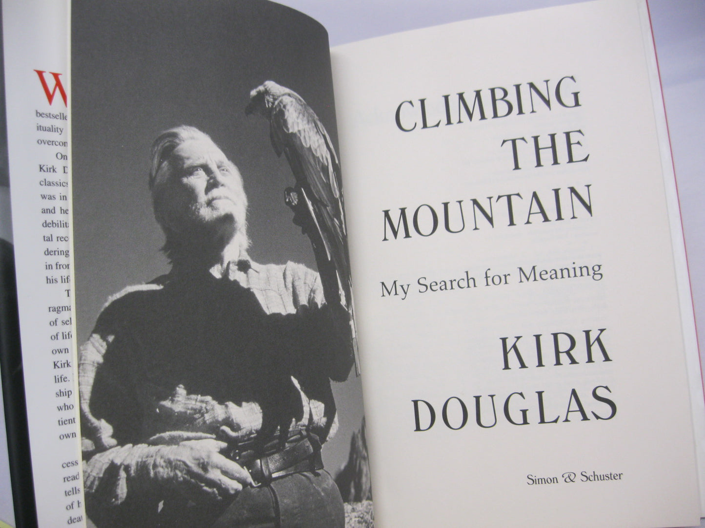Climbing the Mountain: My Search for Meaning by Kirk Douglas