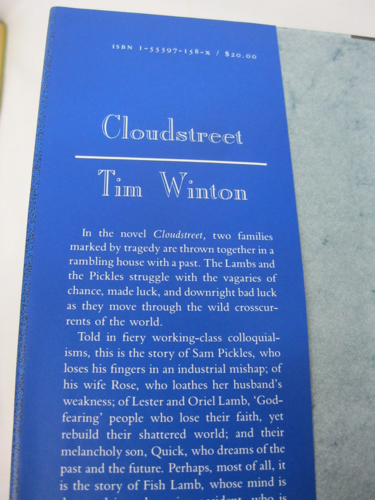 Cloudstreet by Tim Winton