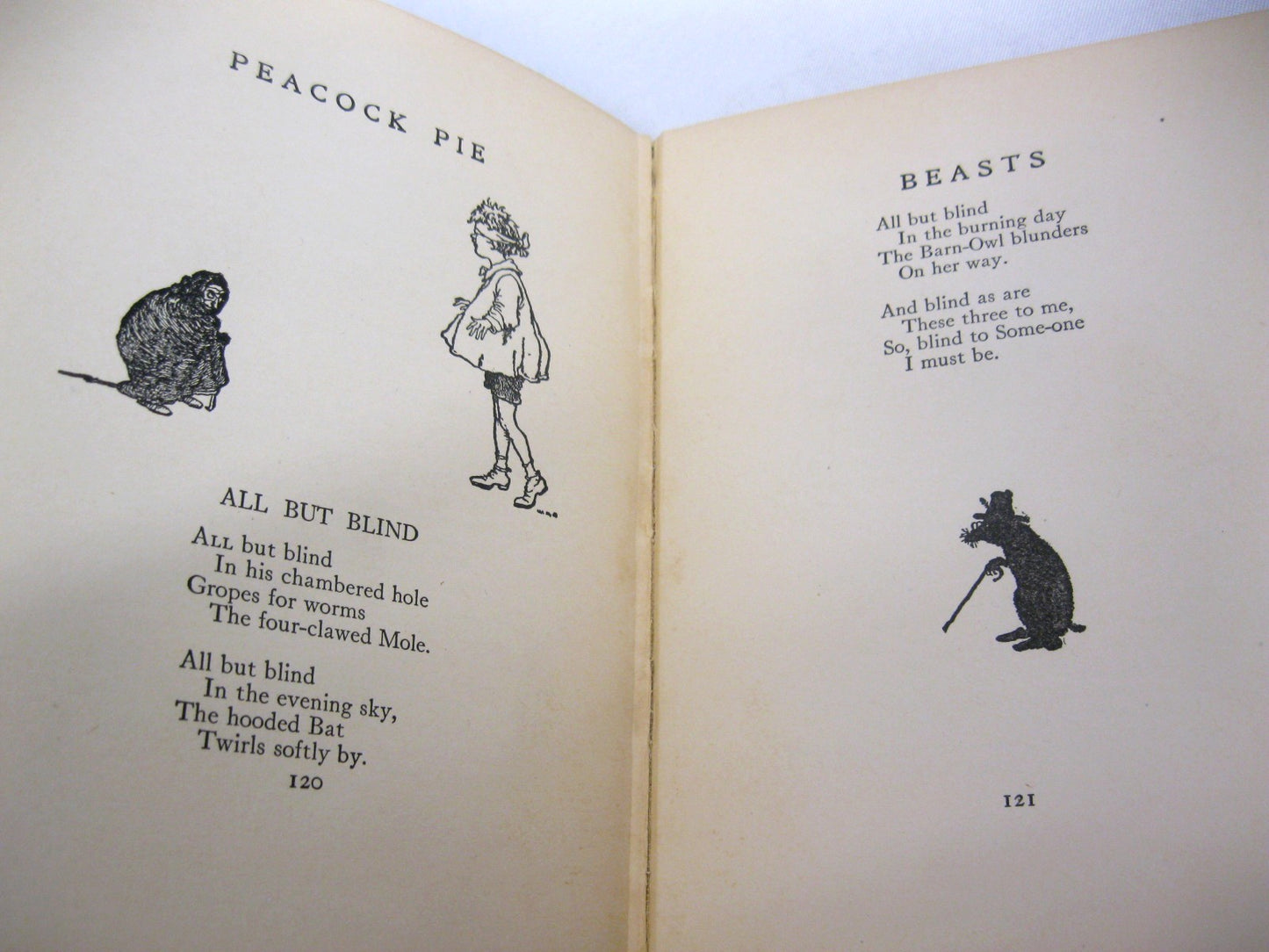 Peacock Pie, a book of rhymes by Walter de la Mare & illustrated by W. Heath Robinson