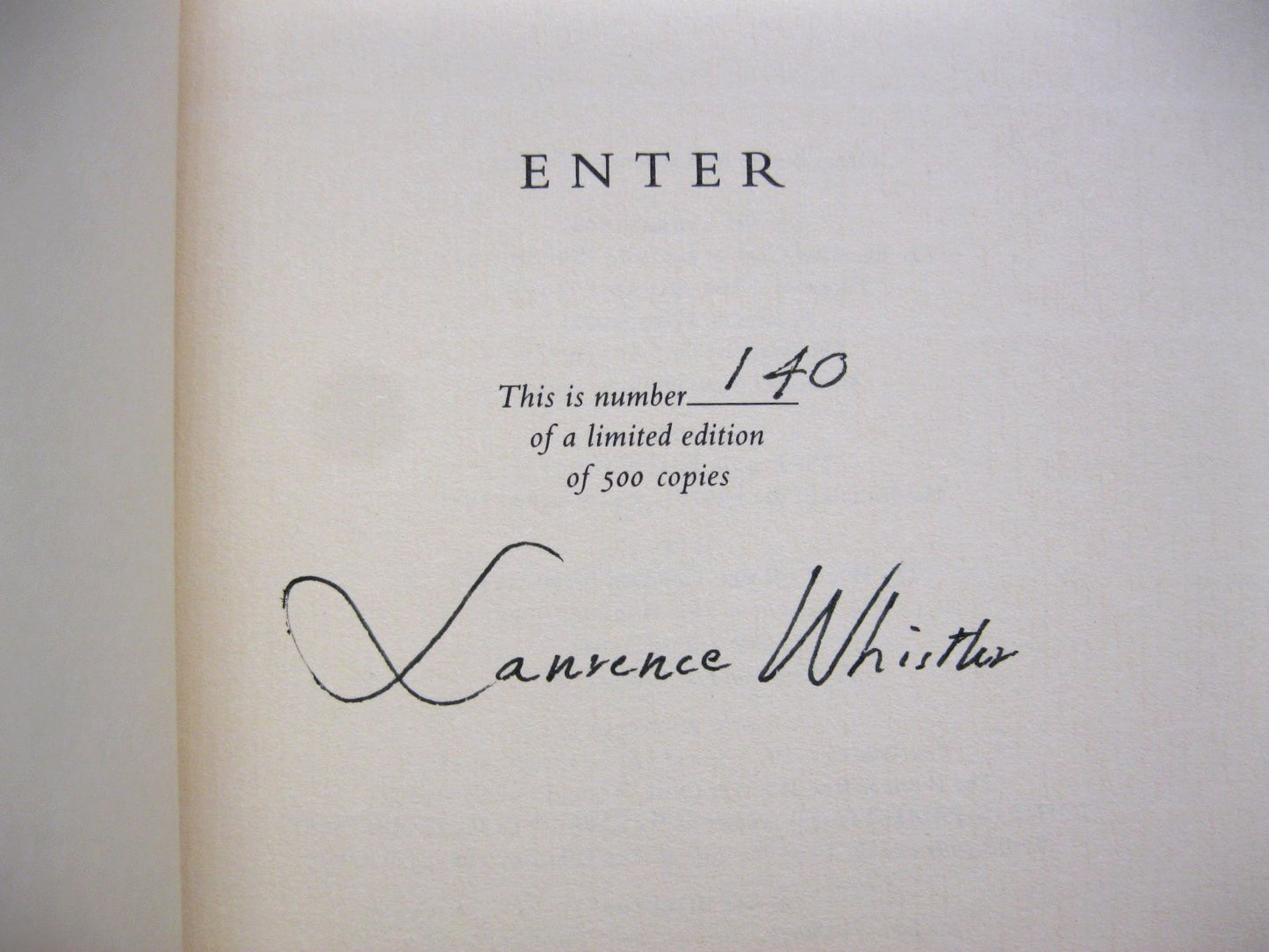 Enter by Laurence Whistler