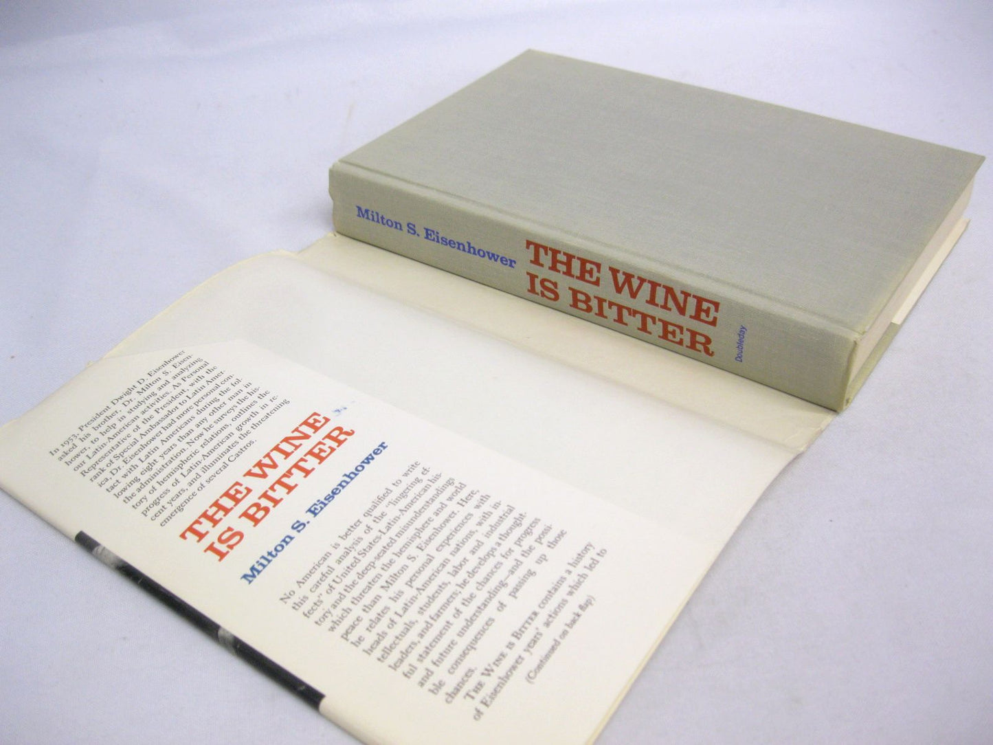 The Wine Is Bitter by Milton S. Eisenhower