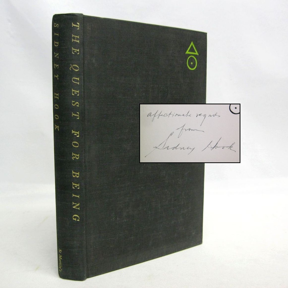 The Quest for Being by Sidney Hook