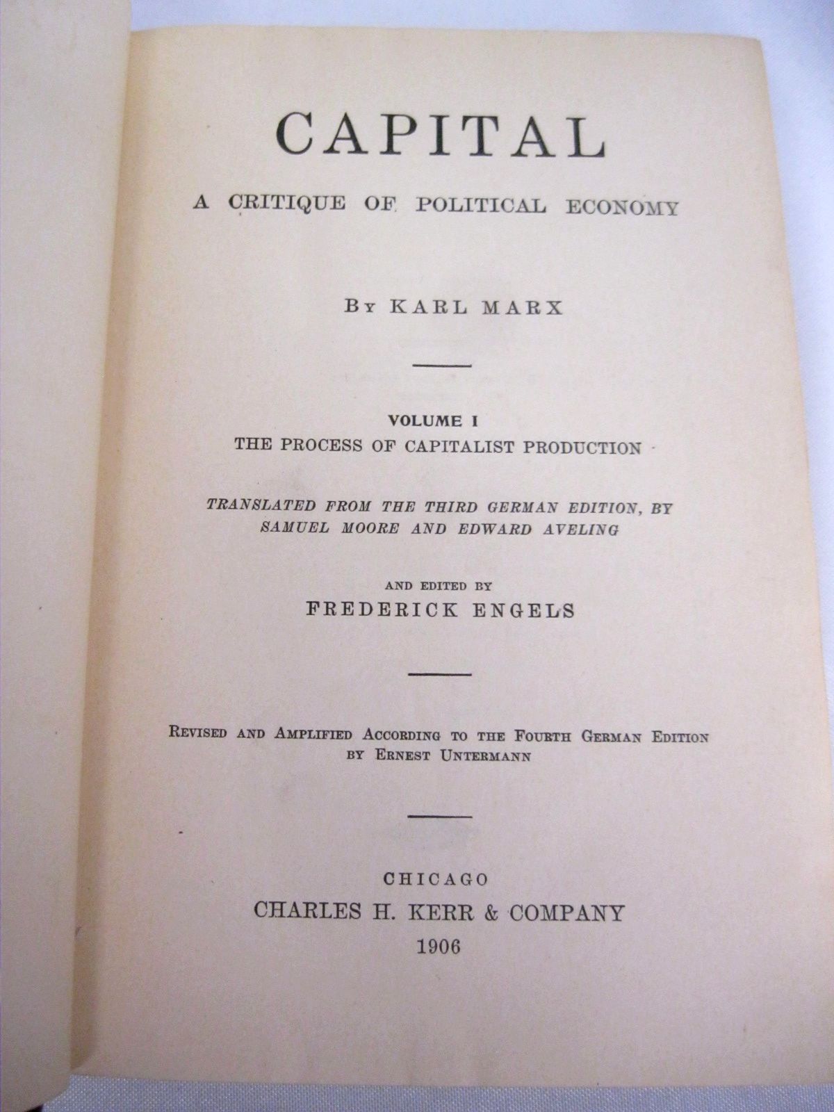 Capital by Karl Marx