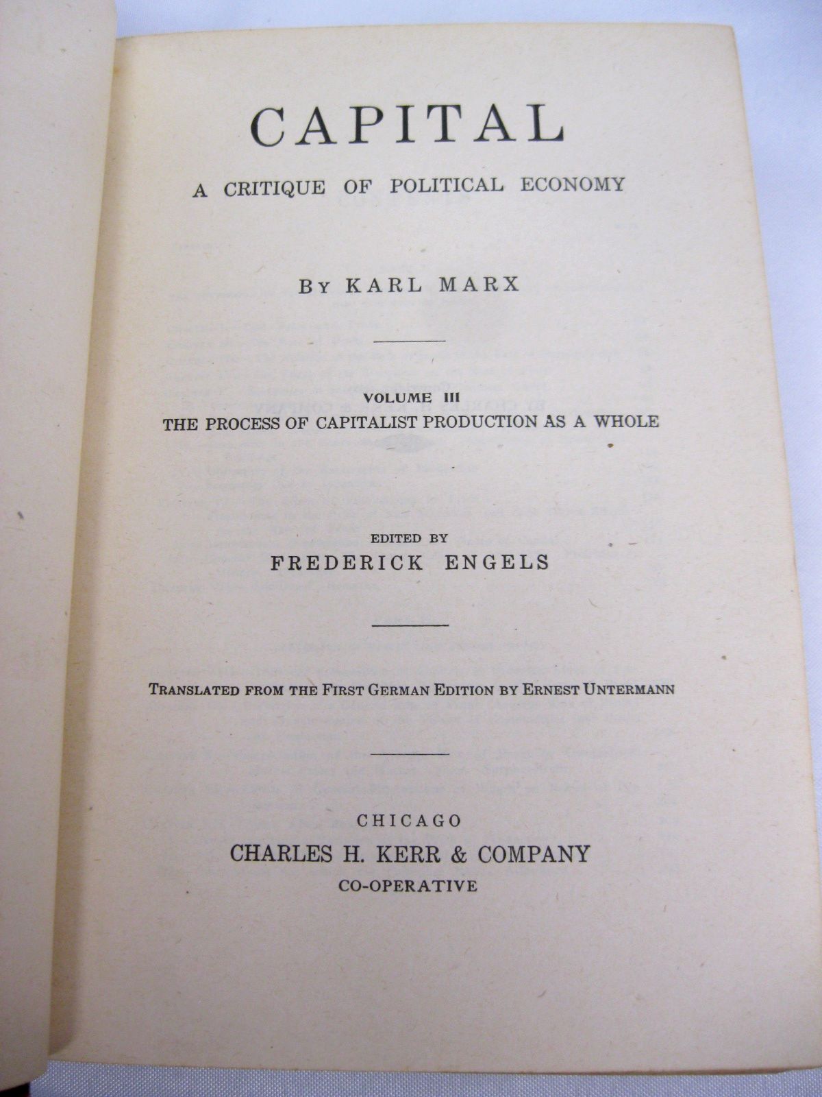 Capital by Karl Marx