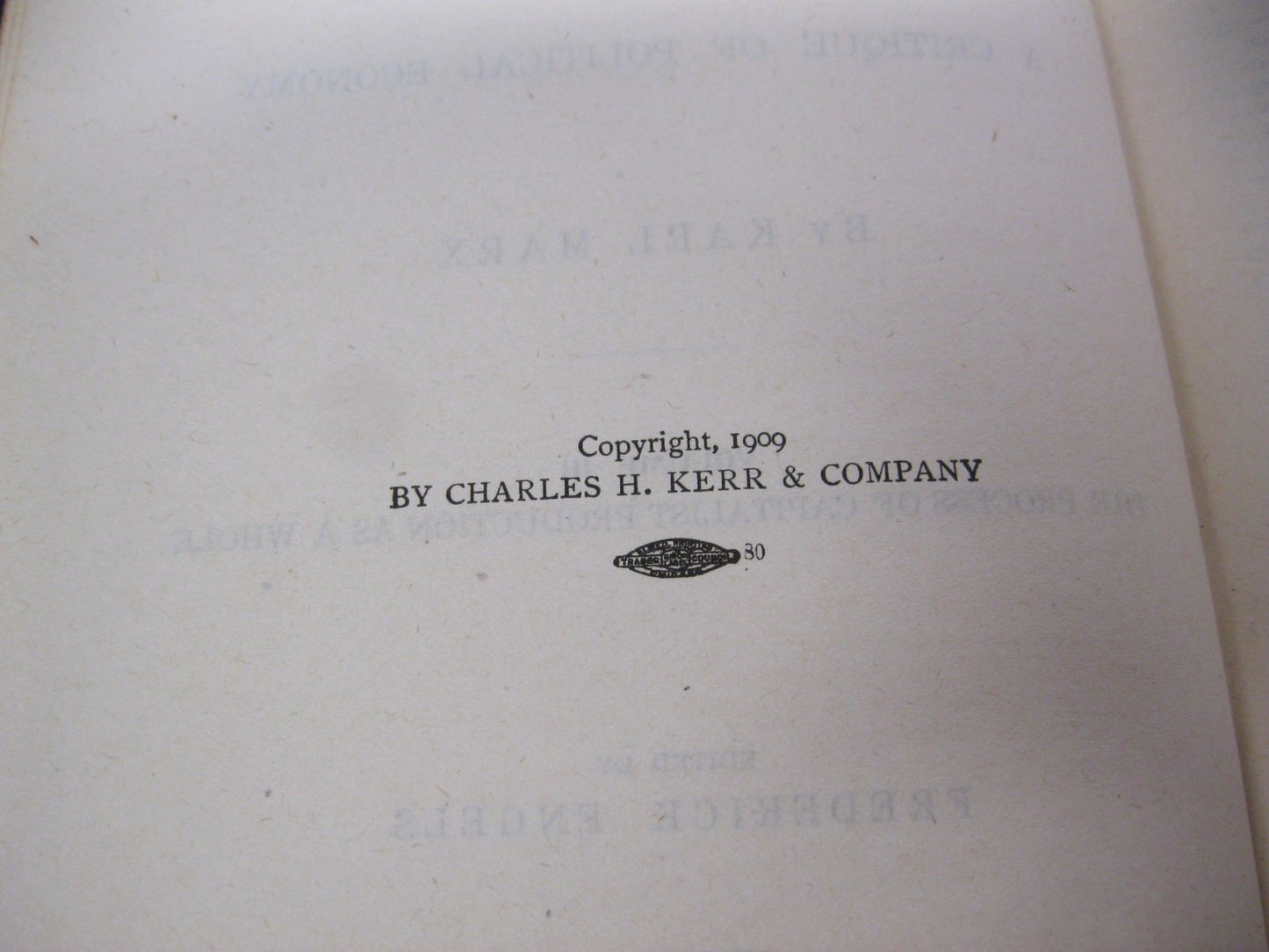 Capital by Karl Marx