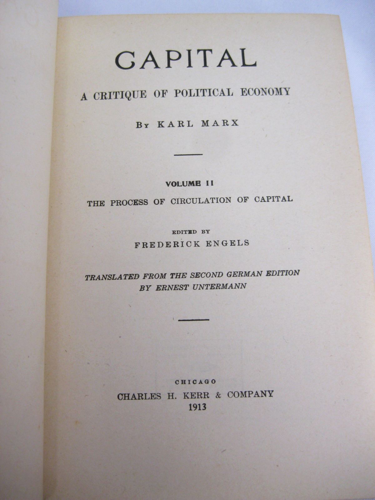 Capital by Karl Marx