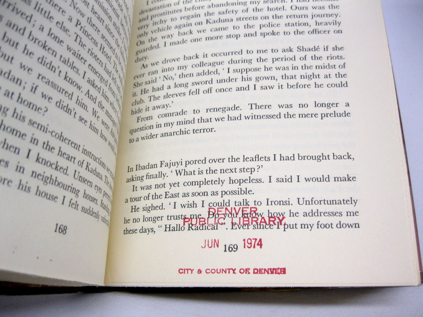 The Man Died: Prison Notes by Wole Soyinka