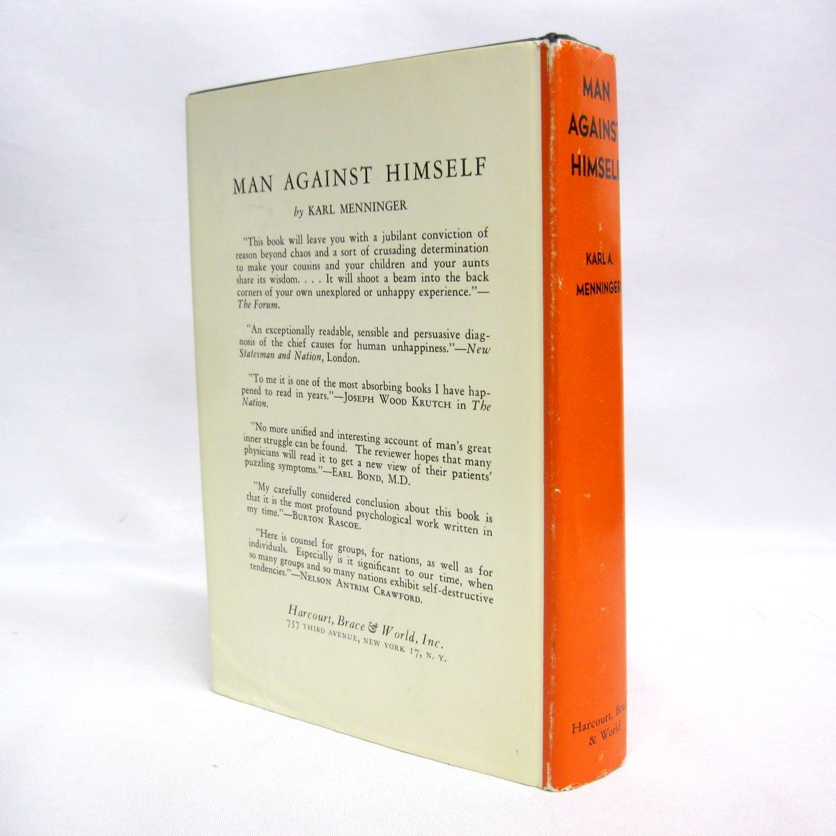 Man Against Himself by Karl A. Menninger