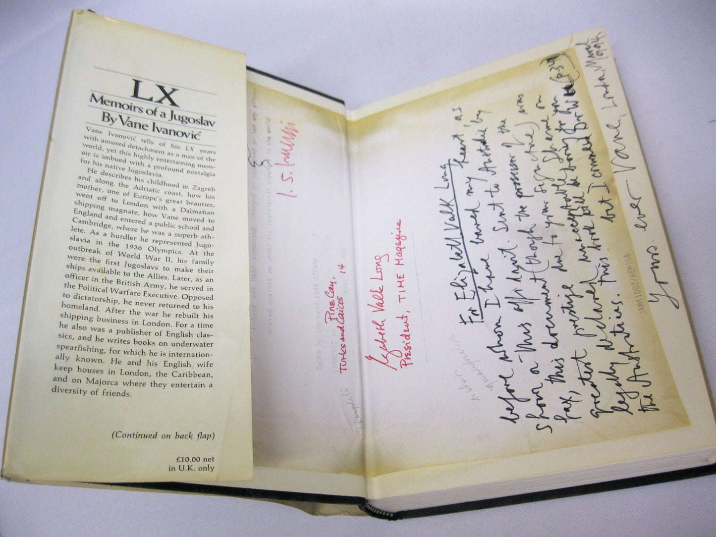 LX: Memoirs of a Jugoslav by Vane Ivanovic