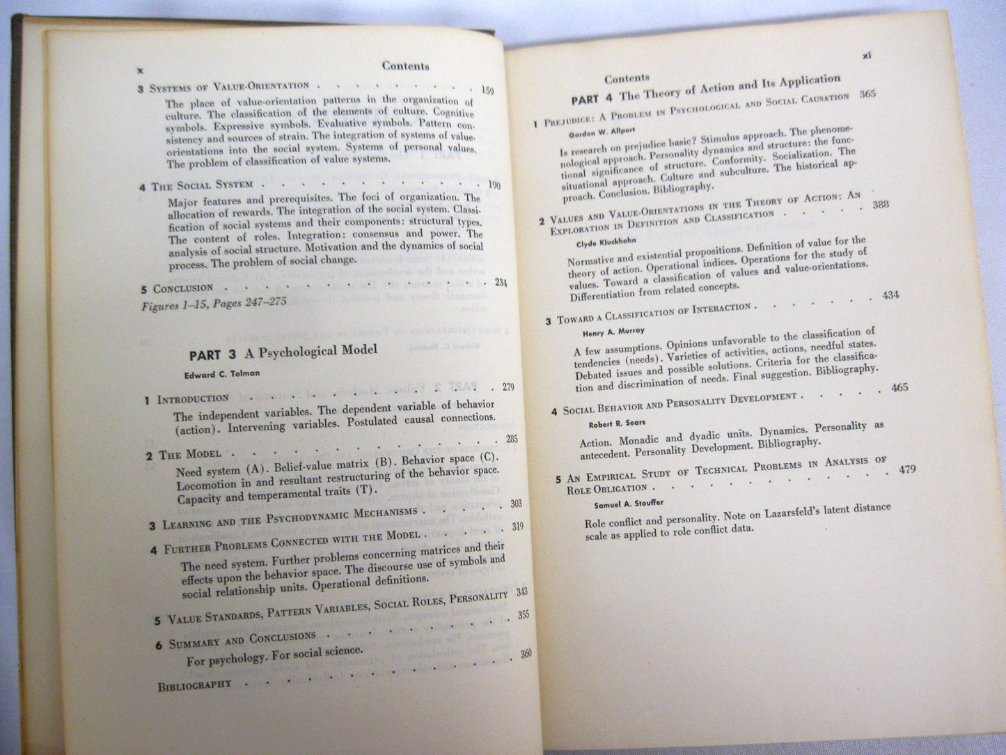 Toward a General Theory of Action edited by Talcott Parsons and Edward A. Shils