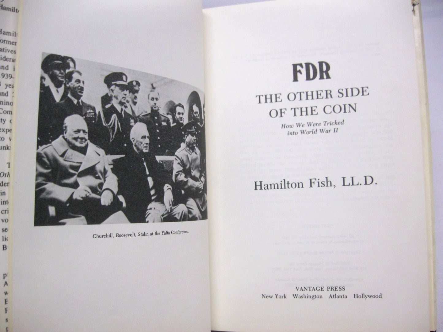 FDR The Other Side of the Coin; How We Were Tricked into World War II by Hamilton Fish