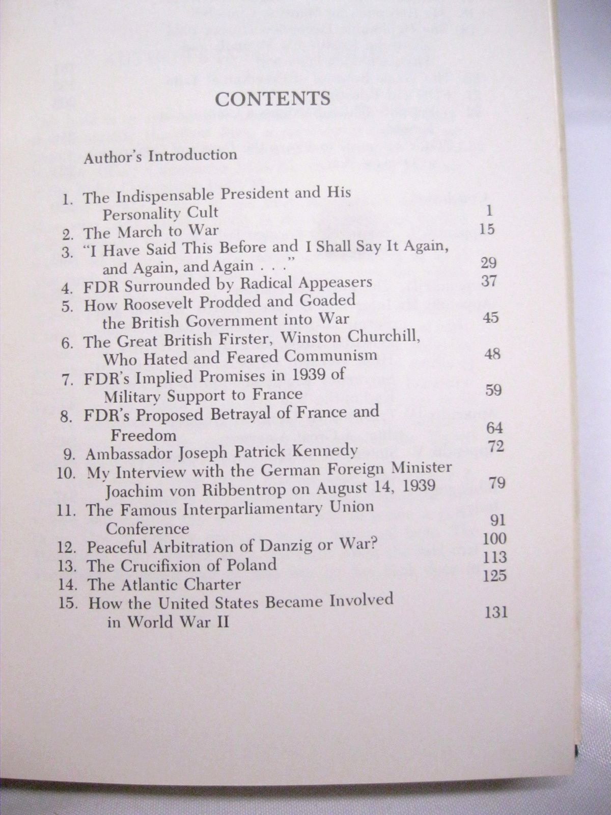 FDR The Other Side of the Coin; How We Were Tricked into World War II by Hamilton Fish