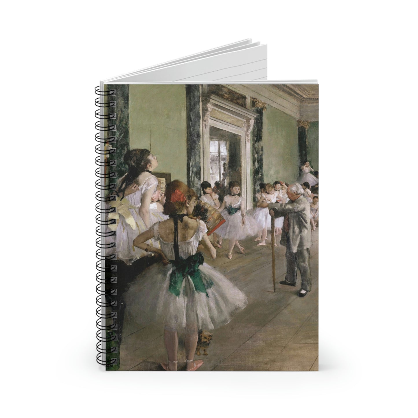 Spiral Notebook La Classe de danse by Edgar Degas - Ruled Line