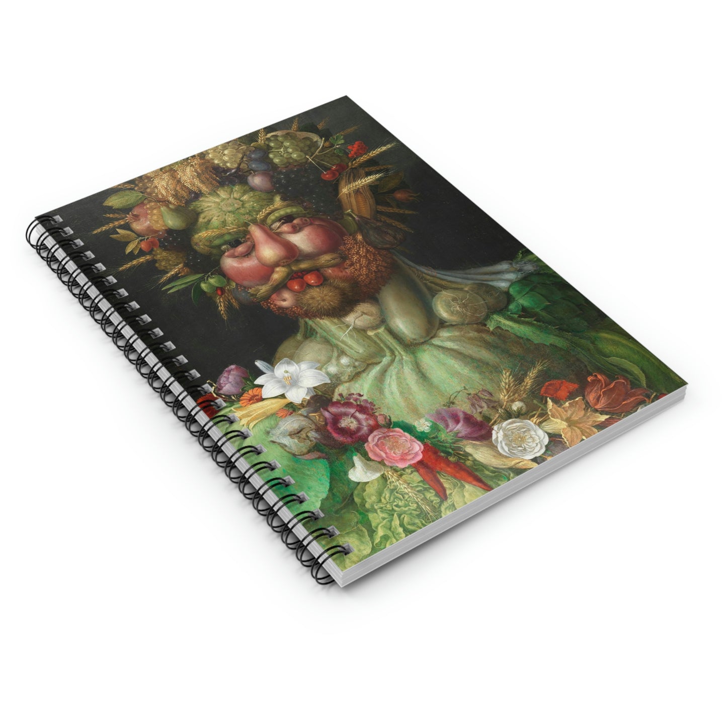 Spiral Notebook Rudolph II as Vertumnus by Giuseppe Arcimboldi - Ruled Line