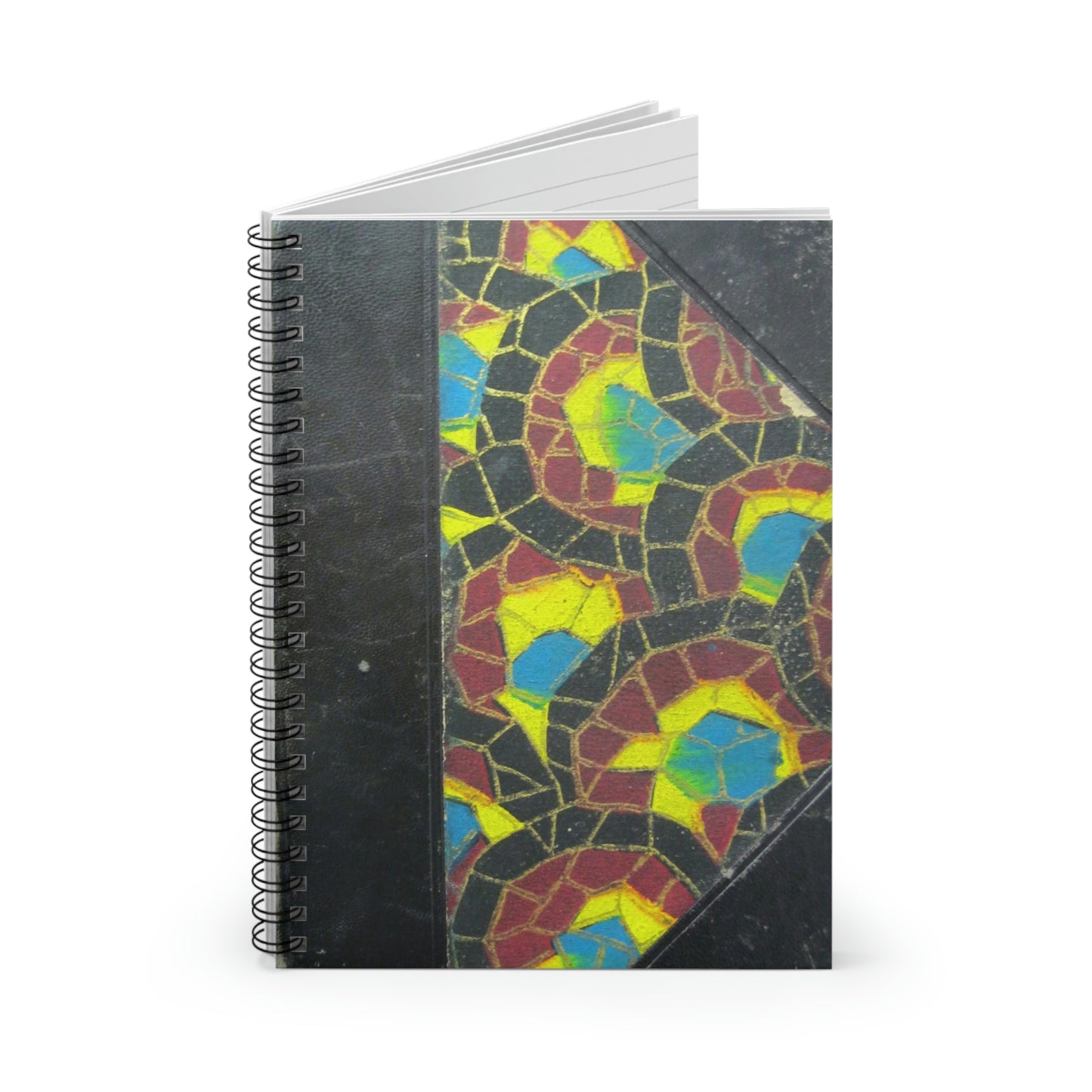 Spiral Notebook Vintage Decorative Book Cover Image - Ruled Line