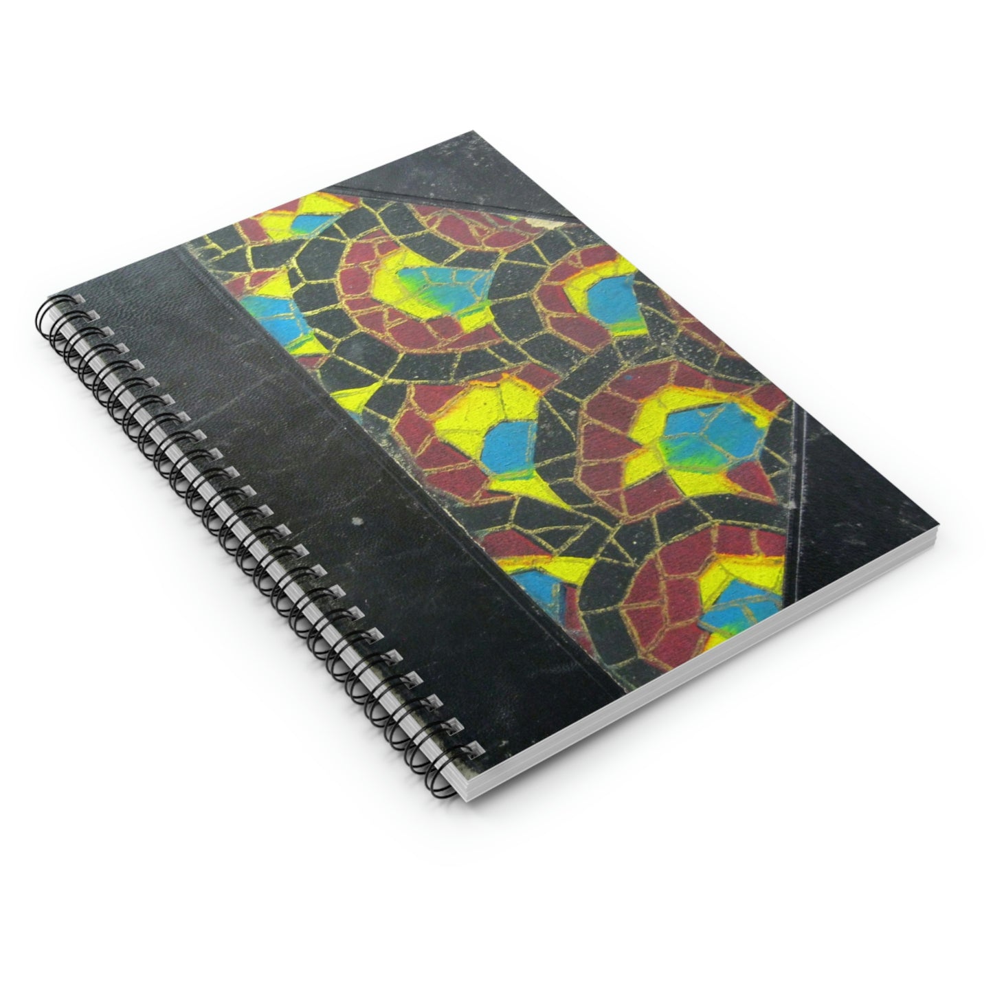 Spiral Notebook Vintage Decorative Book Cover Image - Ruled Line