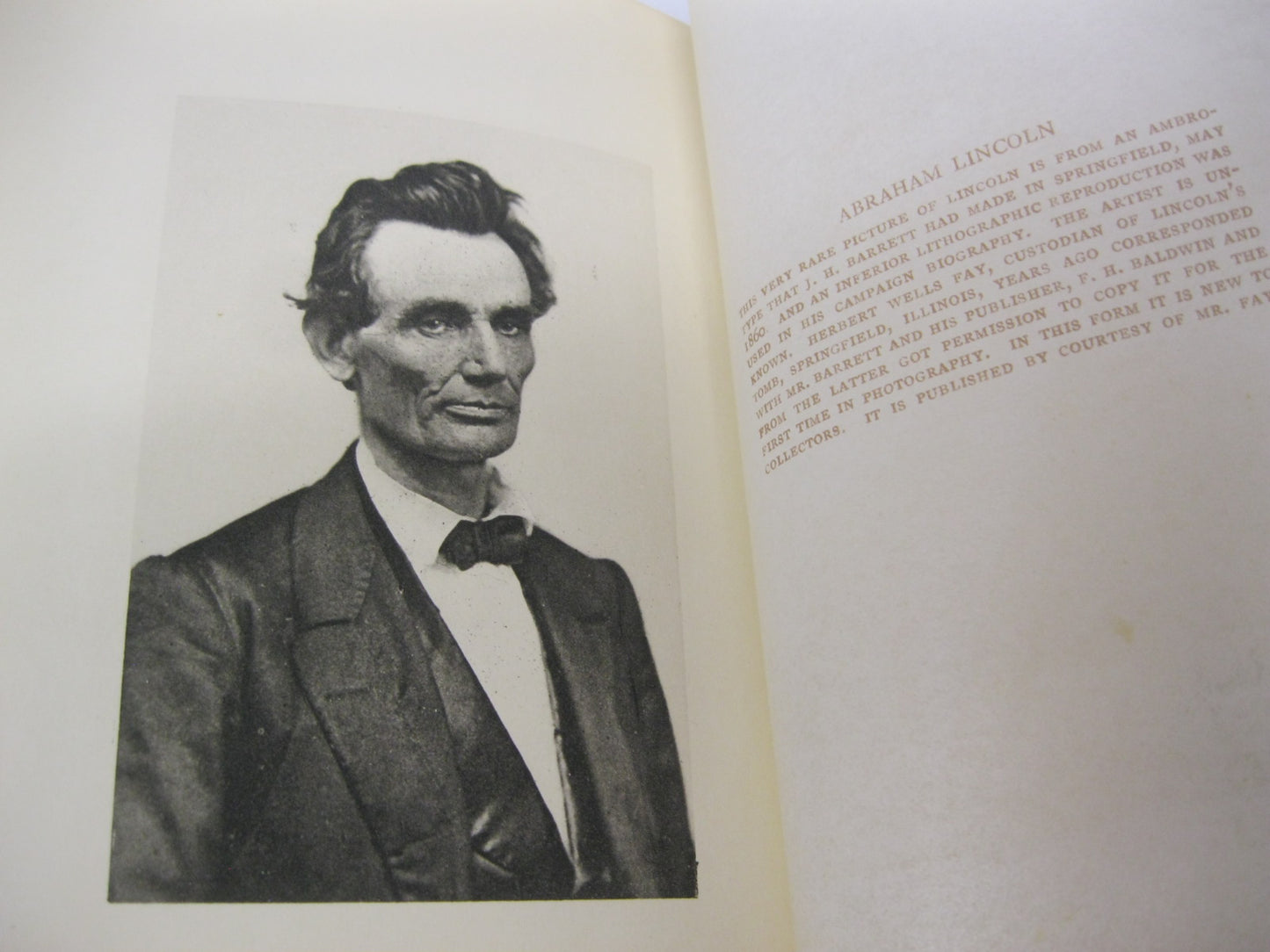 Intimate Character Sketches of Abraham Lincoln by Henry B Rankin