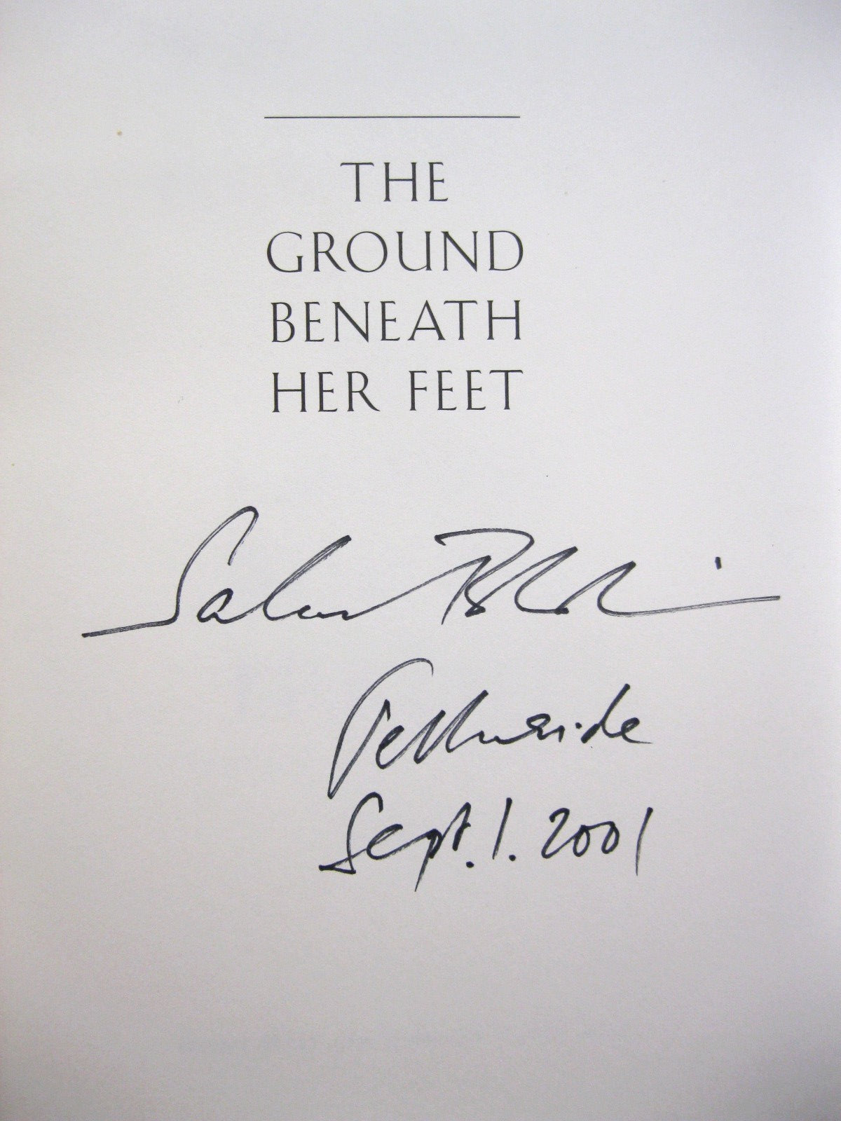 The Ground Beneath Her Feet by Salman Rushdie