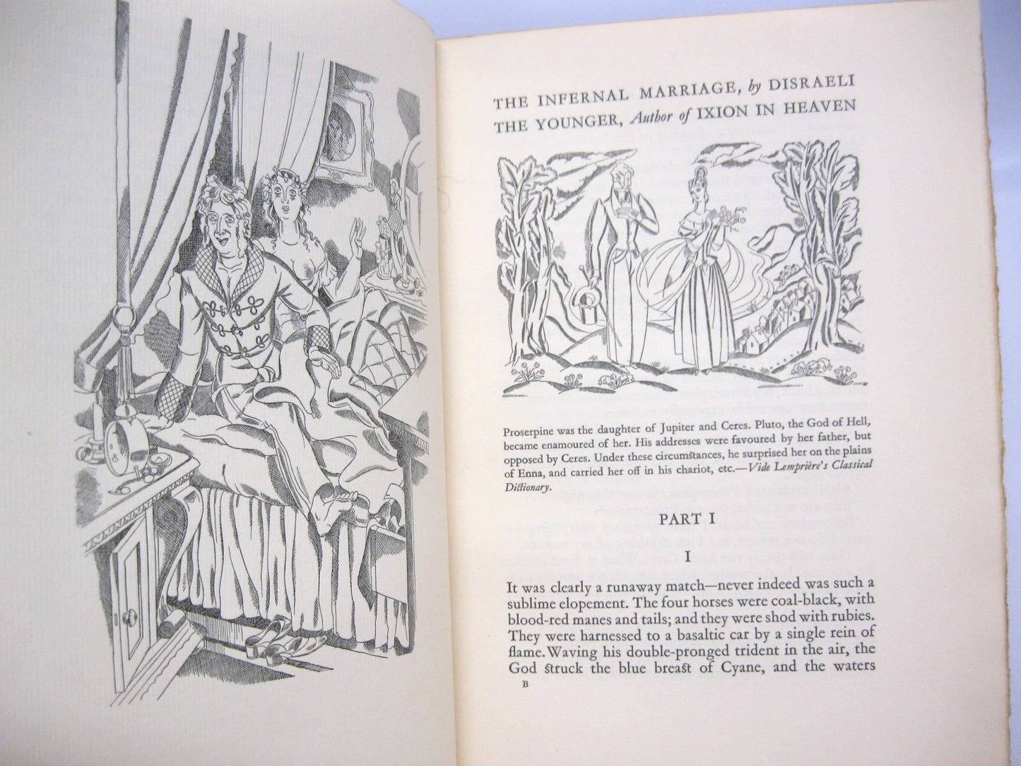 The Infernal Marriage by Disraeli the Younger and illustrated by John Austen