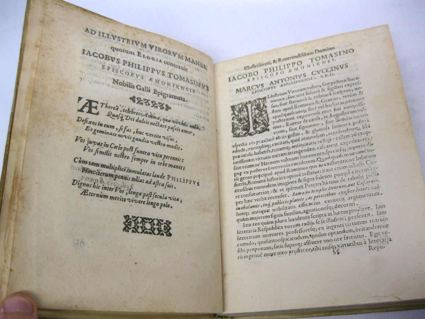 Patavini Episcopi Aemoniensis Elogia by Iacobi Philippi Tomasini
