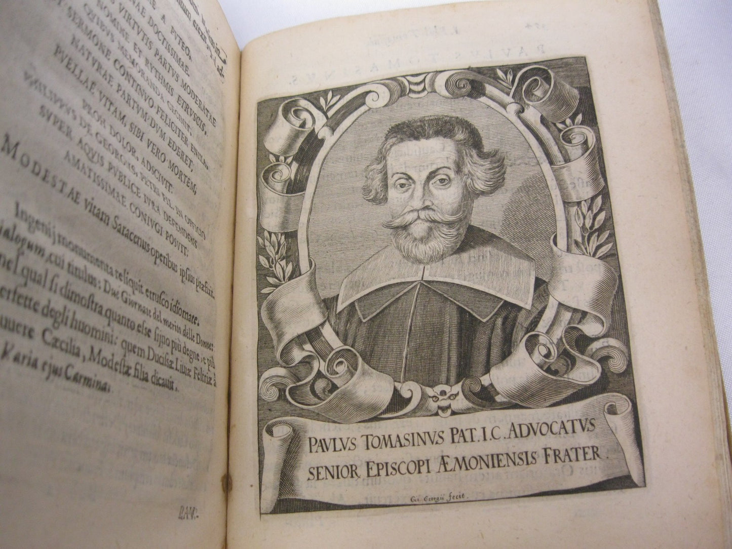 Patavini Episcopi Aemoniensis Elogia by Iacobi Philippi Tomasini