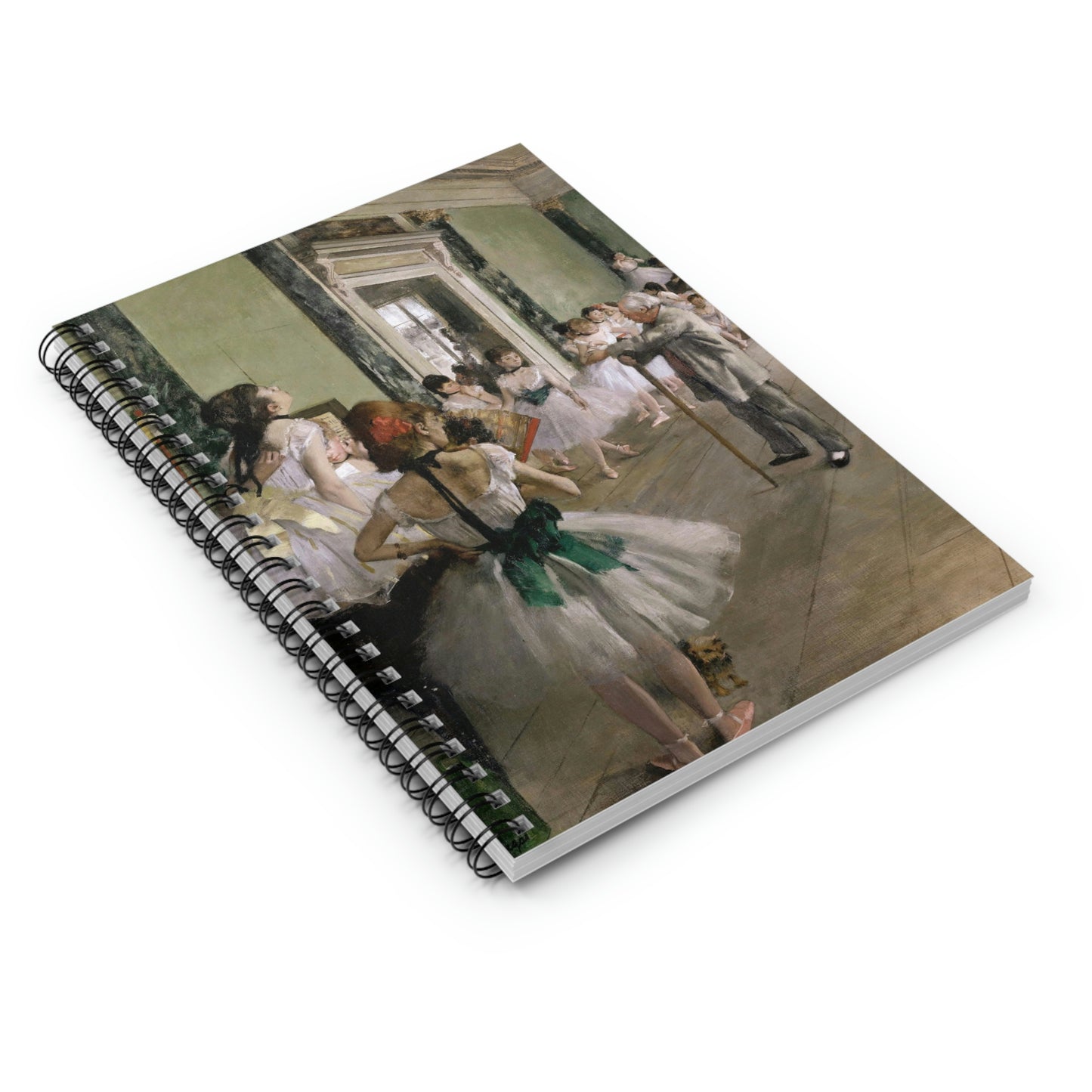 Spiral Notebook La Classe de danse by Edgar Degas - Ruled Line