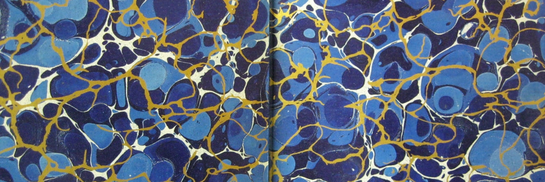 The Beauty of Antique & Marbled Endpapers