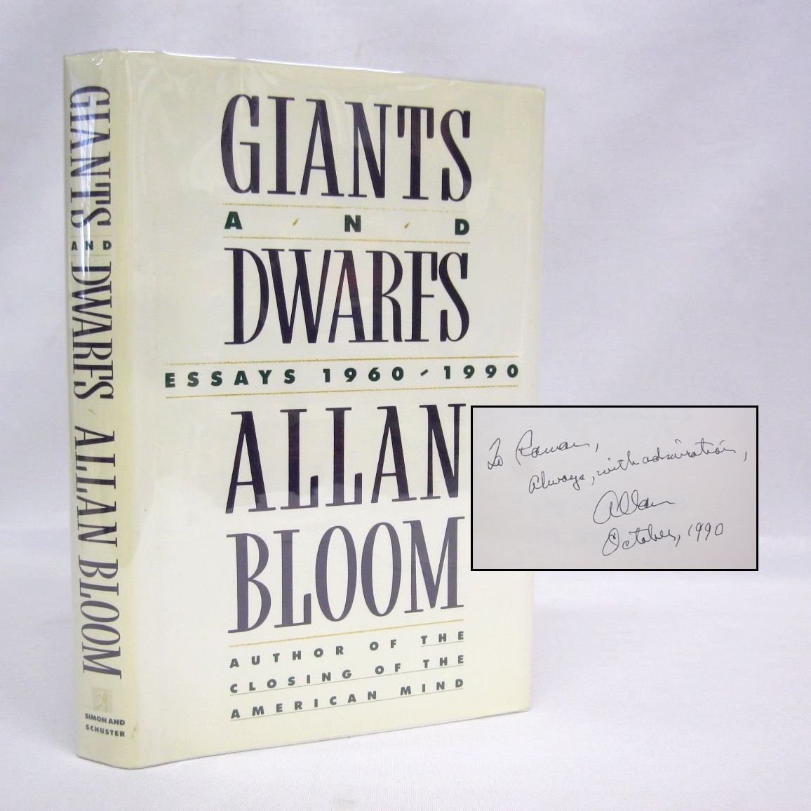 Giants and Dwarfs: Essays 1960-1990 by Allan Bloom