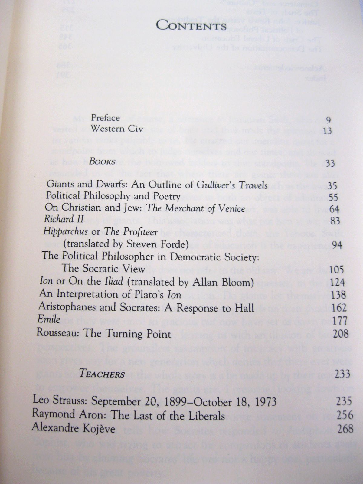 Giants and Dwarfs: Essays 1960-1990 by Allan Bloom