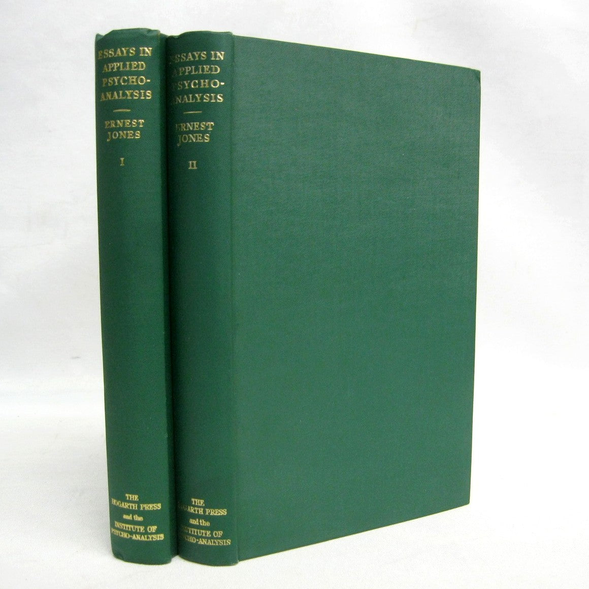 Essays in Applied Psychoanalysis by Ernest Jones [Saul Rosenzweig's copy]