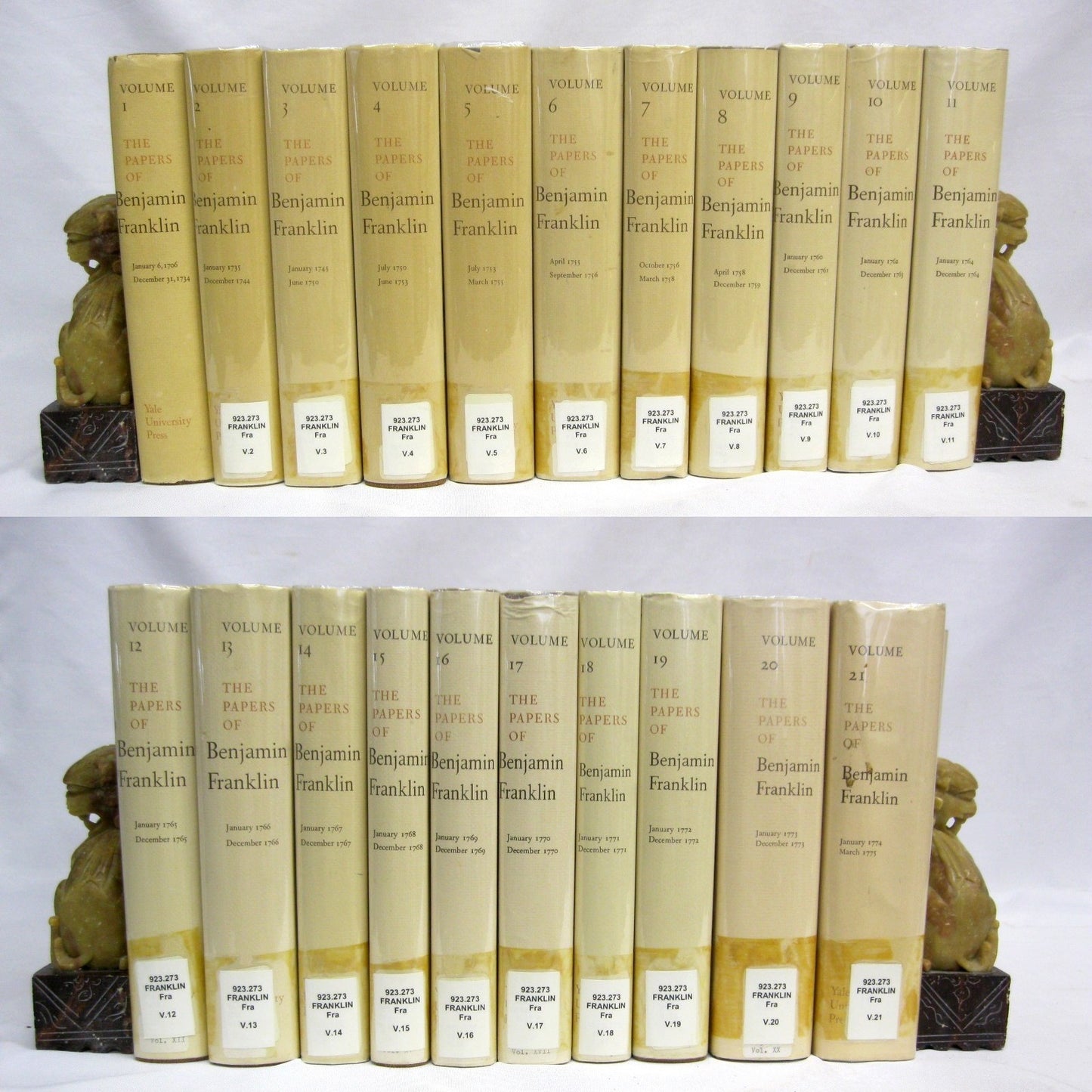 The Papers of Benjamin Franklin Volumes 1-21